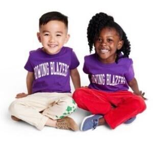 Rowing Blazers Toddler Graphic T-Shirt - Purple 2T NWT